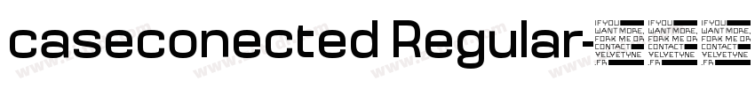 caseconected Regular字体转换
